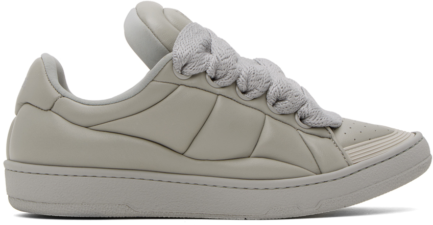 Lanvin: Gray Curb XL Sneakers | SSENSE