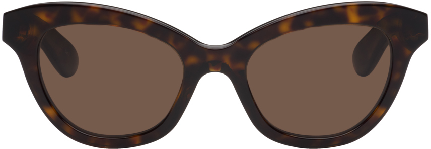 Alexander McQueen: Tortoiseshell Cat-Eye Sunglasses | SSENSE