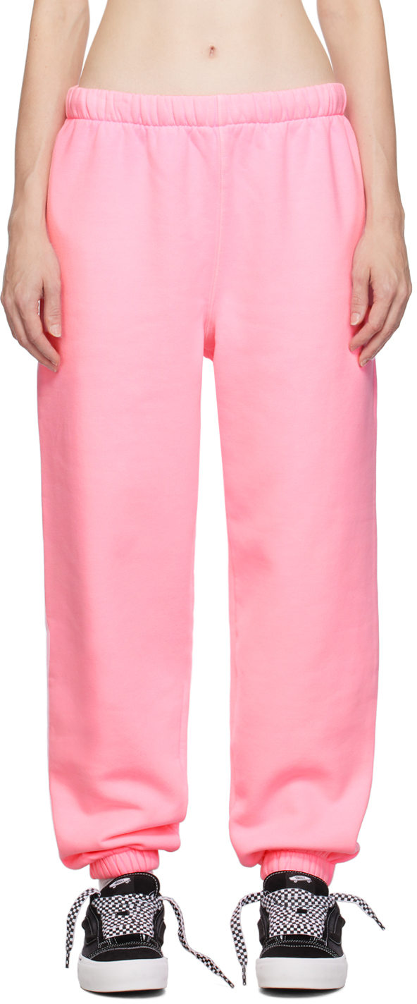 Erl Pink Elasticized Lounge Pants In 1 Pink