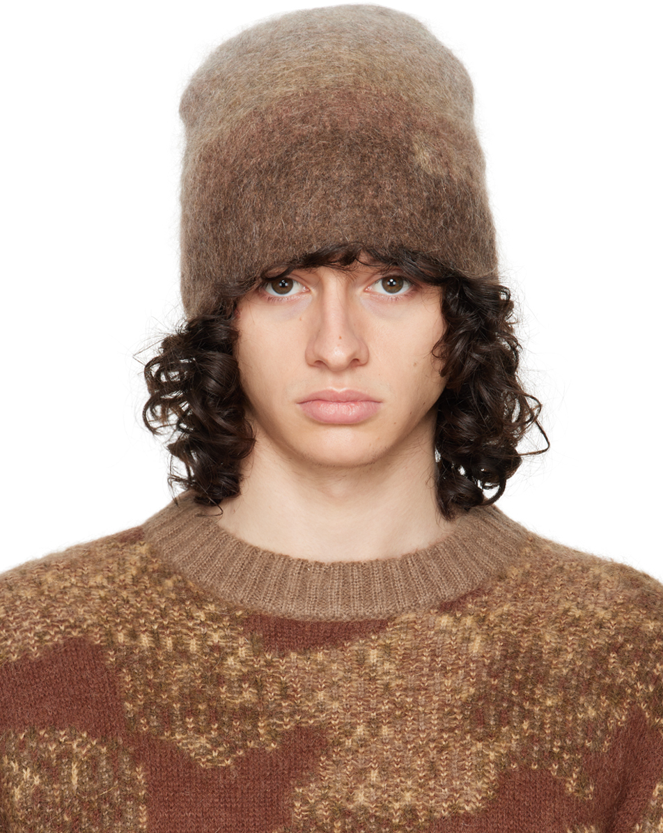 Erl Taupe & Brown Ombre Beanie