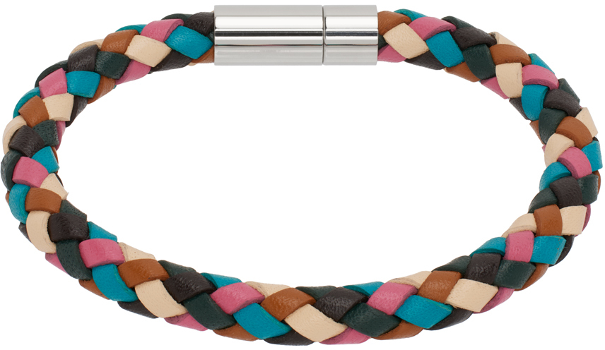 Paul Smith Multicolor Woven Bracelet In 92 Multi