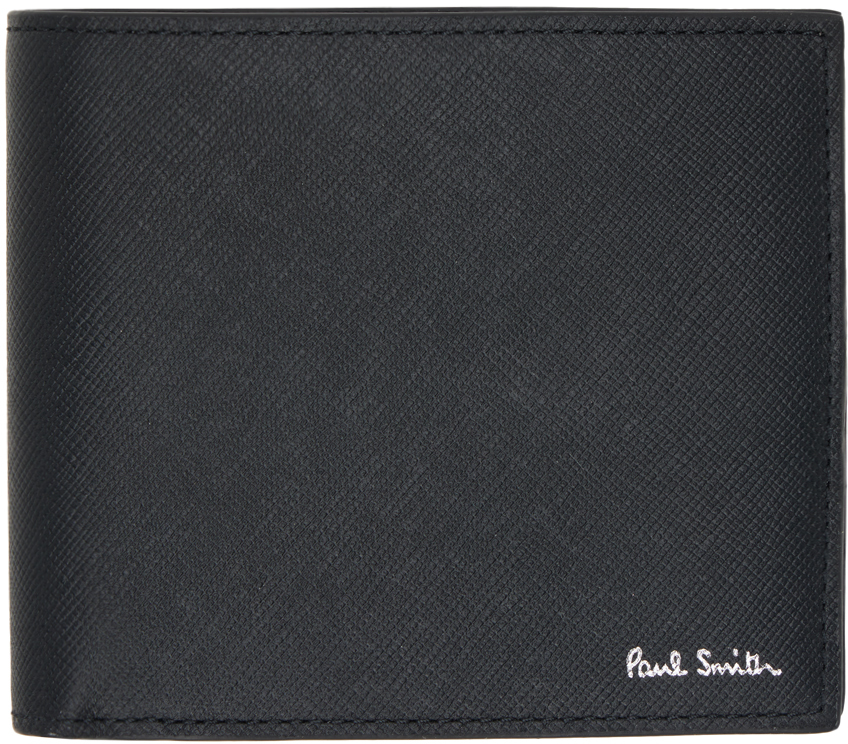 Paul Smith Black Mini Nottingham Wallet In 79 Blacks
