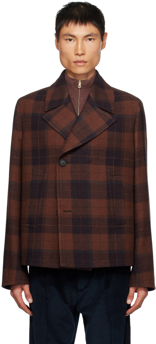 Red Check Coat