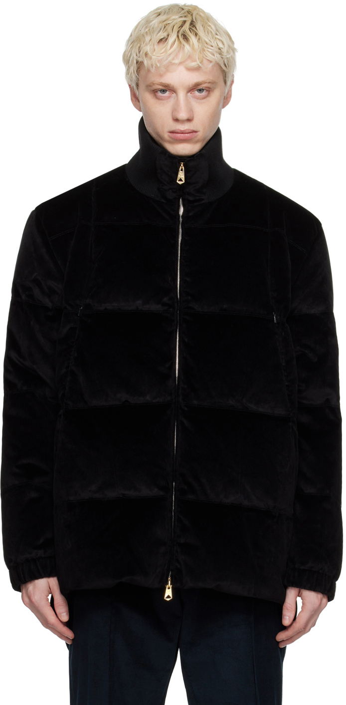 Paul Smith Black Quilted Down Coat In 79 Blacks