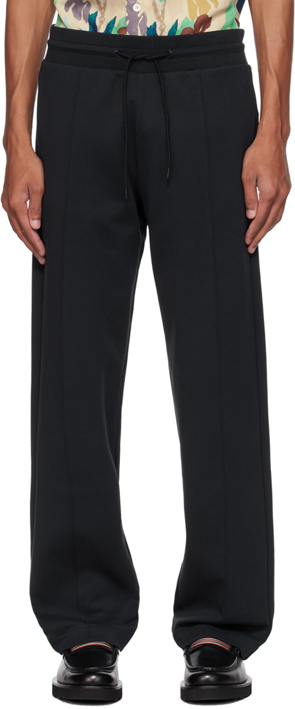 Navy Pinched Seam Trousers