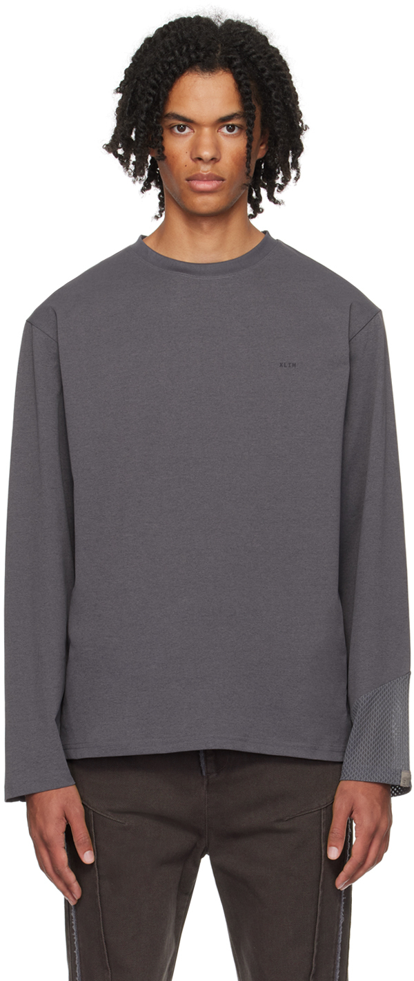 XLIM Gray EP.4 01 Long Sleeve T-Shirt | Smart Closet