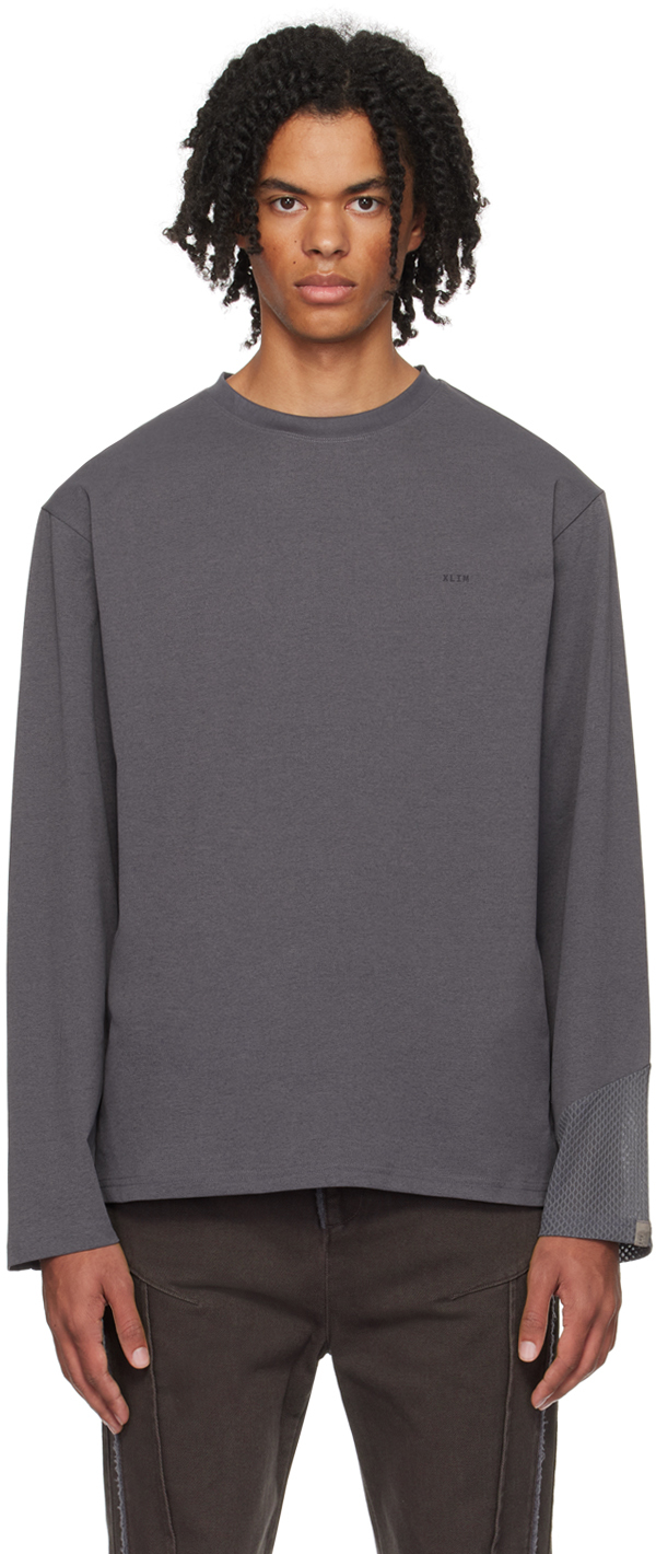 XLIM: Gray EP.4 01 Long Sleeve T-Shirt | SSENSE Canada