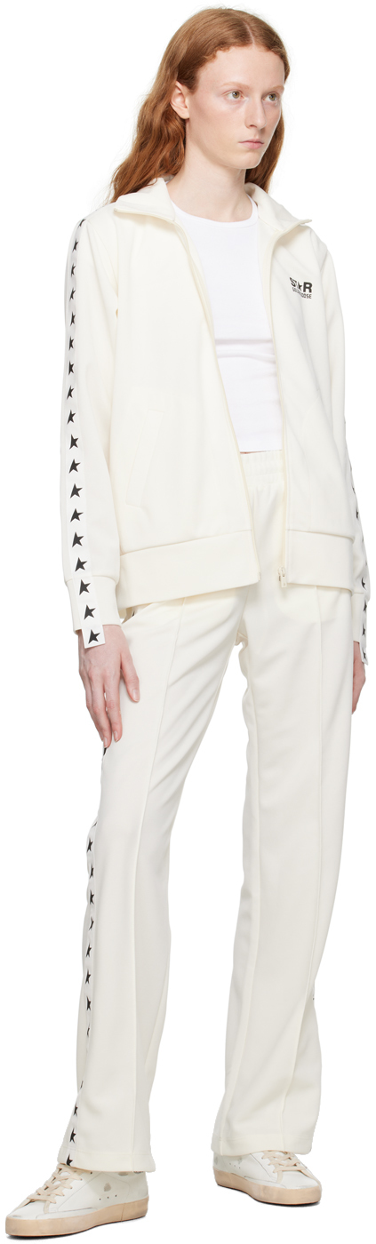 Golden Goose Ssense Exclusive White Limited Edition Superstar Sneakers In White/red/silver