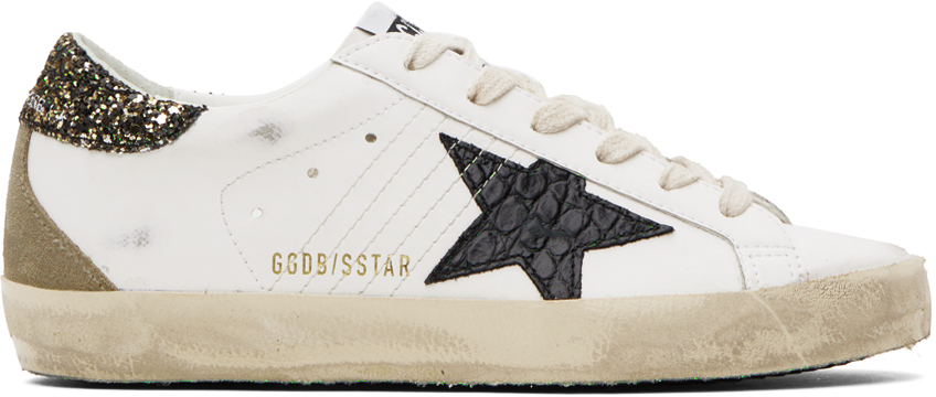 Golden Goose: White Super Star Sneakers | SSENSE Canada