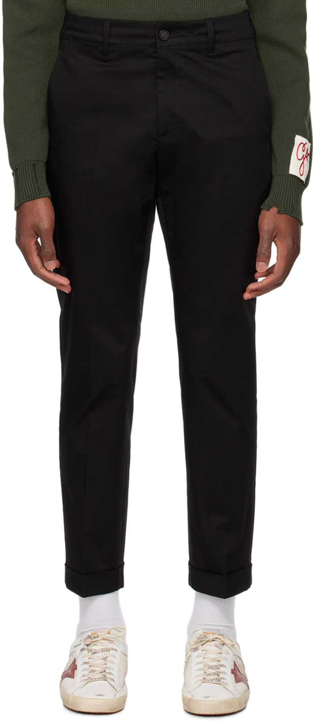 Black Straight Trousers