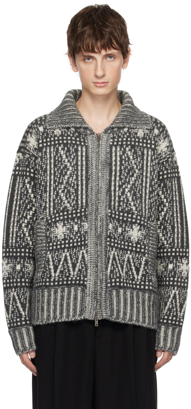 Gray Geoff Cardigan