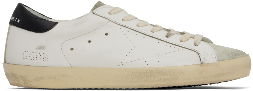 White Super-Star Skate Sneakers by Golden Goose on Sale