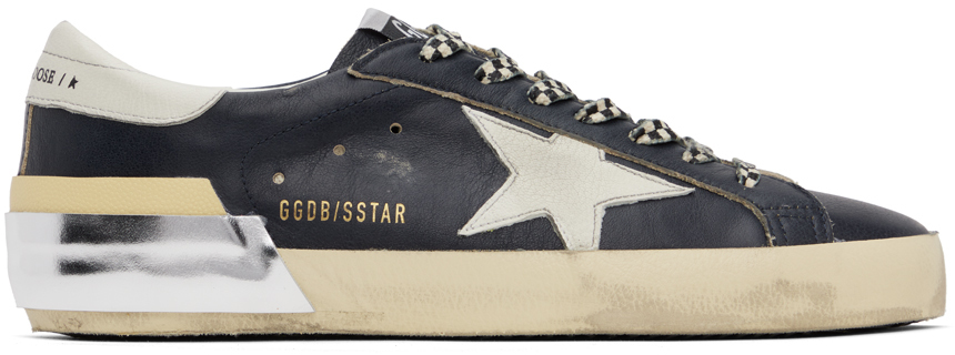 Navy & White Super-Star Classic Sneakers
