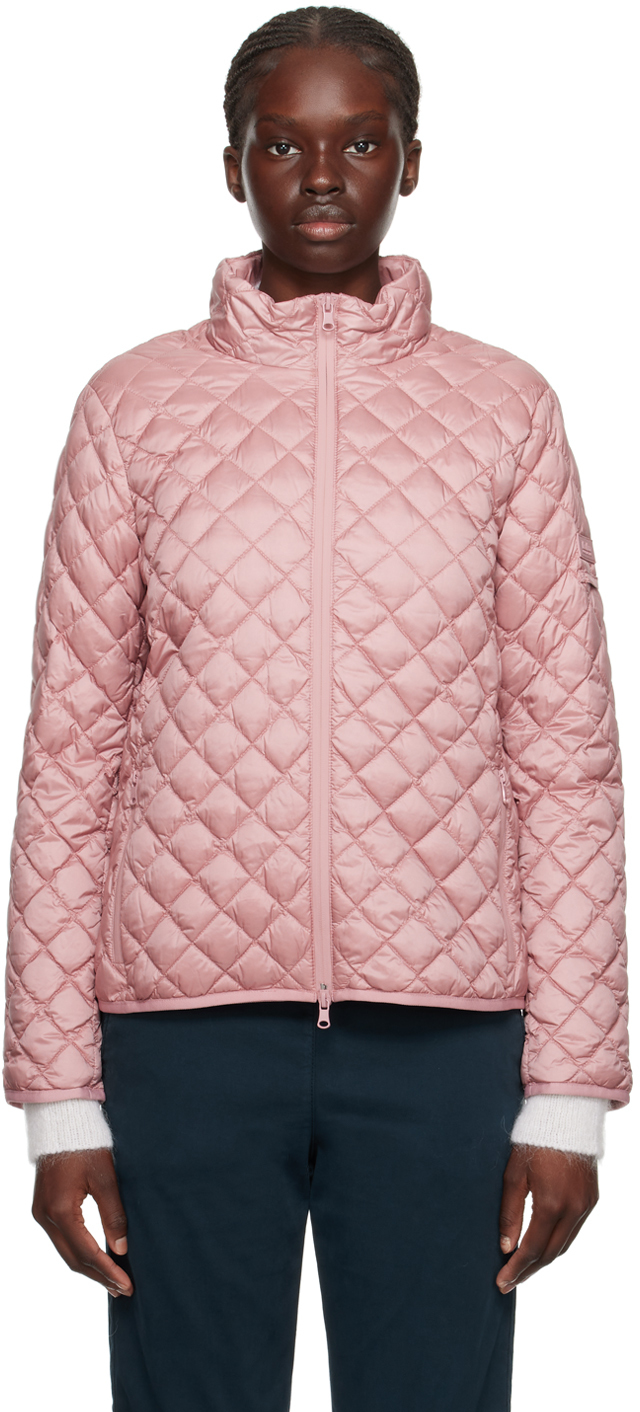 Shop Max Mara Pink Canga Down Jacket In 024 Pink