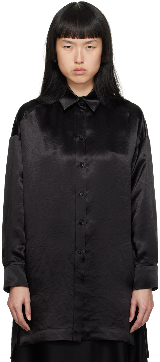 Chemise Max&Co By Max Mara Manches Longues Noire Strass - Taille S - Occasion