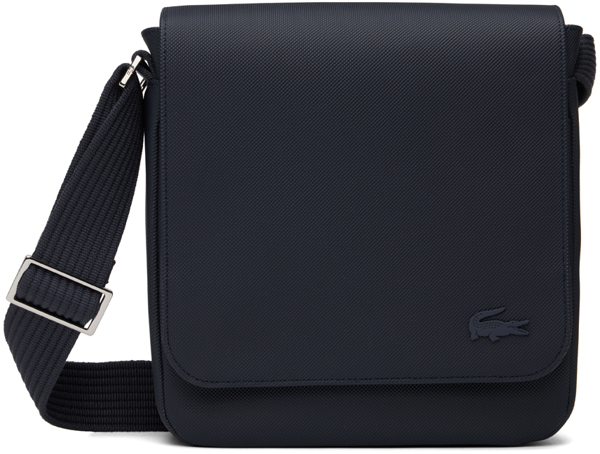 Lacoste Navy Petit Classic Messenger Bag In 021 Navy 166 | ModeSens