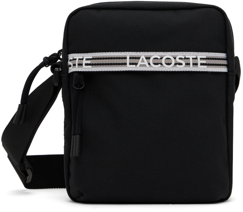 Lacoste Black Neocroc Bag In 000