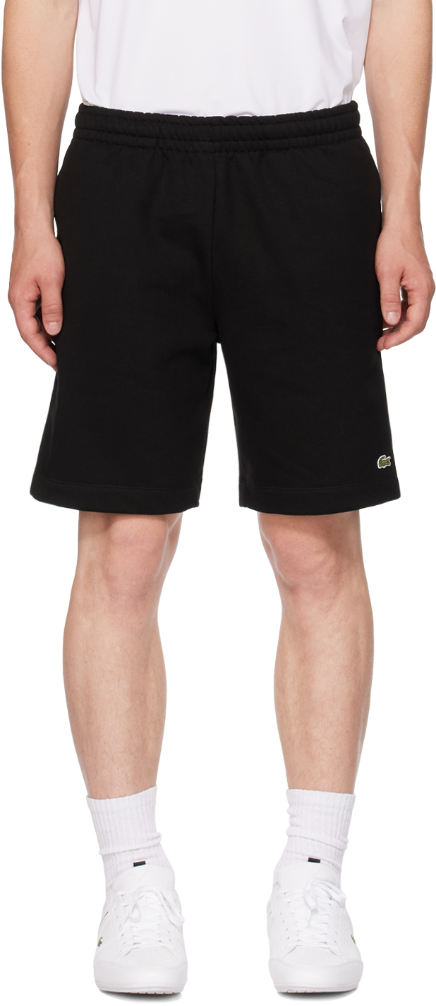 Lacoste Black Three-pocket Shorts In 031 Black