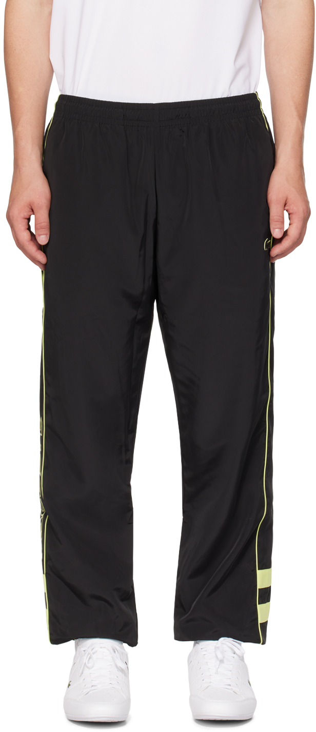 Lacoste Black Relaxed-Fit Sweatpants