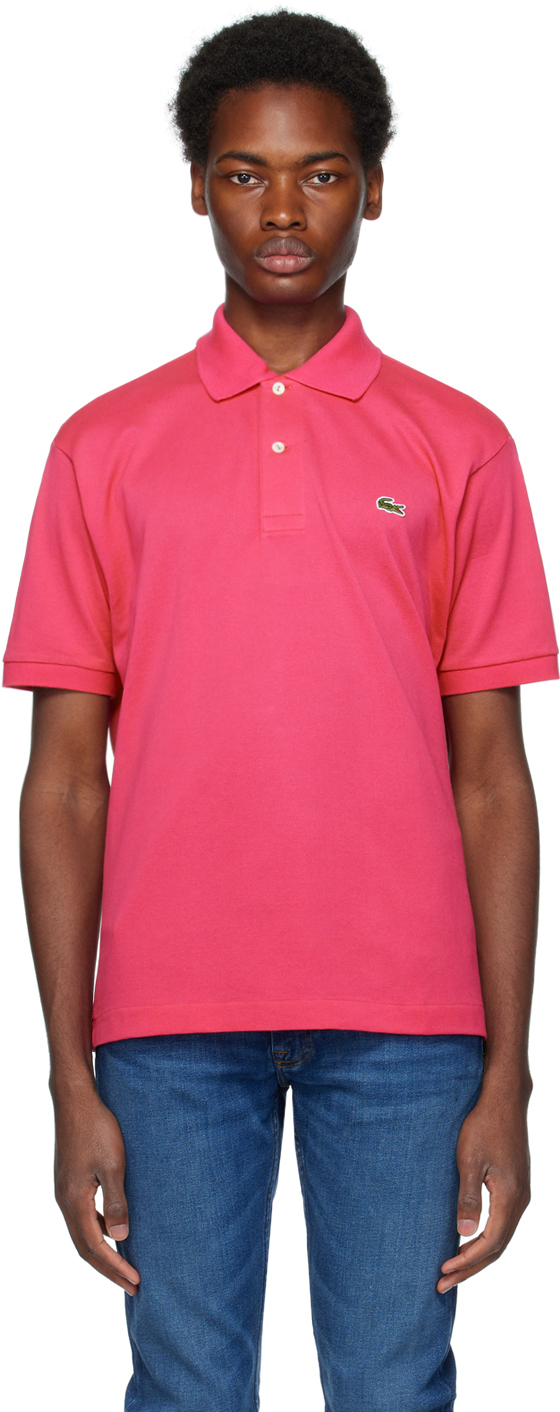 Lacoste Pink Original Polo In Sqi