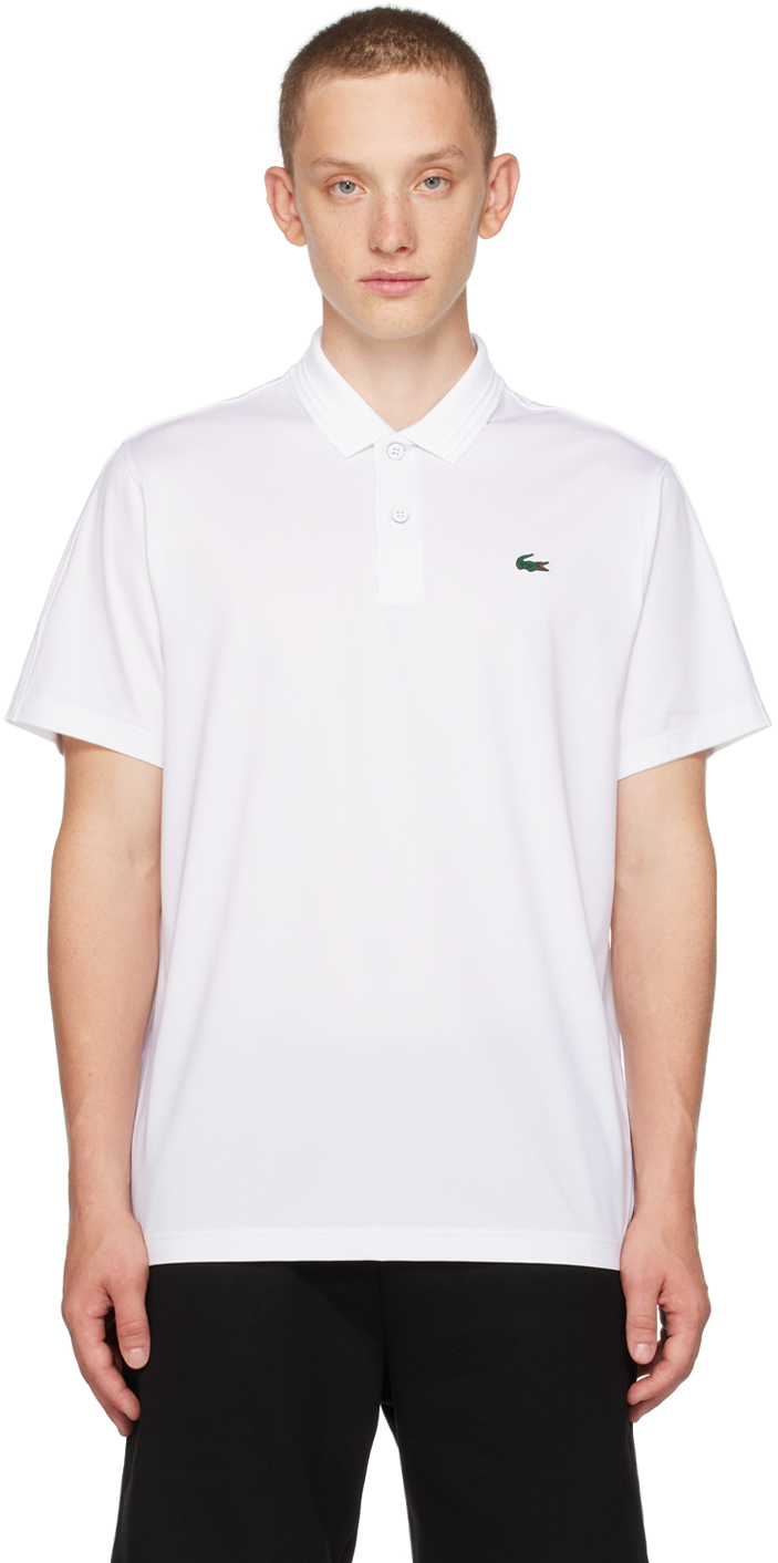 Lacoste White Regular-fit Polo In Z92