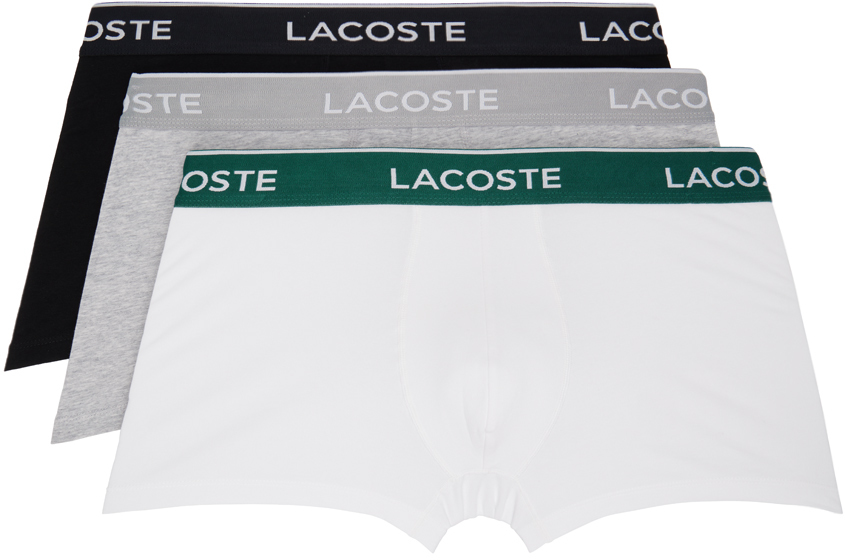 Three-Pack Multicolor Casual Boxers by Lacoste on Sale