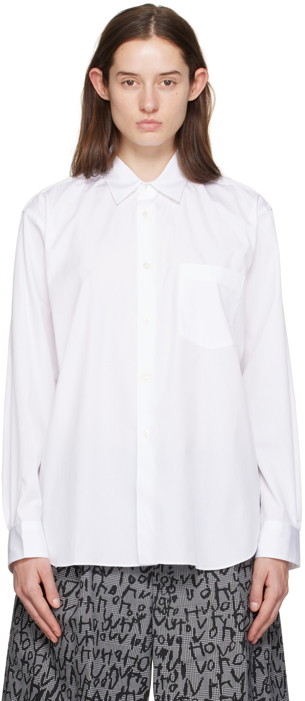 White Patch Pocket Shirt