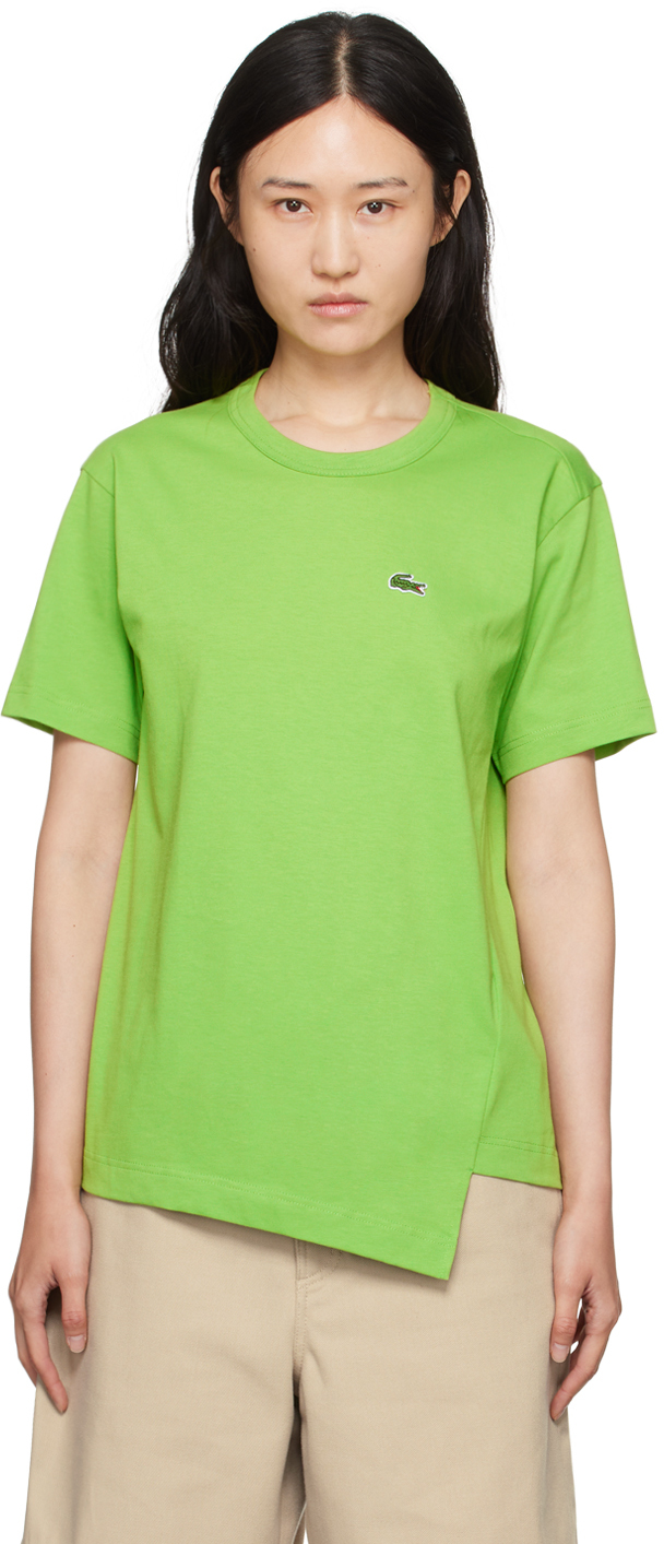 Comme Des Garçons Shirt Green Lacoste Edition T-shirt In 3 Green