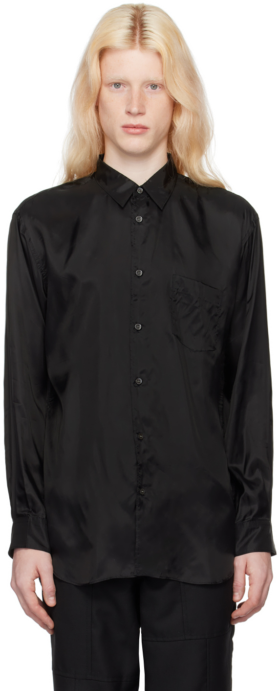 Comme Des Garçons Shirt Black Buttoned Shirt In 1 Black