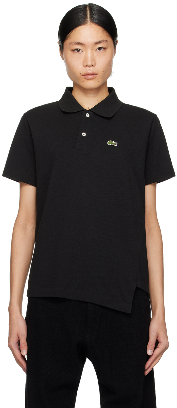 Shop Comme Des Garçons Shirt Black Lacoste Edition Polo In 1 Black