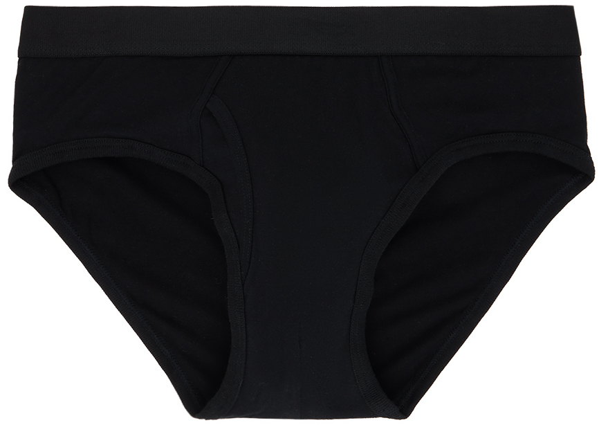 Male Power Nylon Spandex Pouchless Brief Blac  by Comme ci comme ca