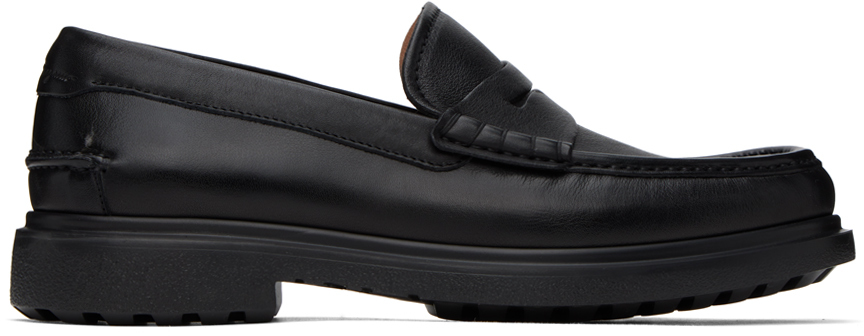Ferragamo Black Leather Loafers In Nero || Nude || Espr