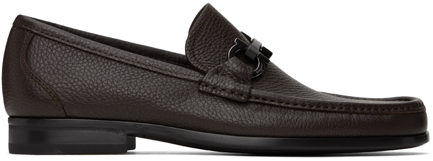 Brown Gancini Loafers