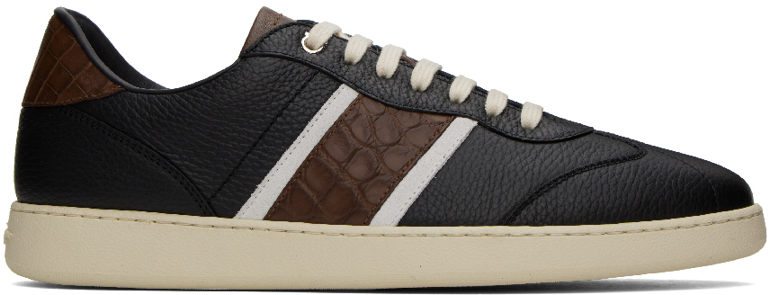 Navy & Brown Achille Sneakers