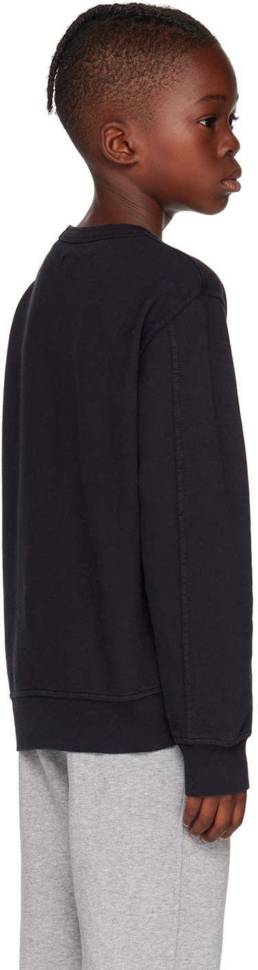 C.p. Company Kids Black Lens Sweatshirt In 999 Black