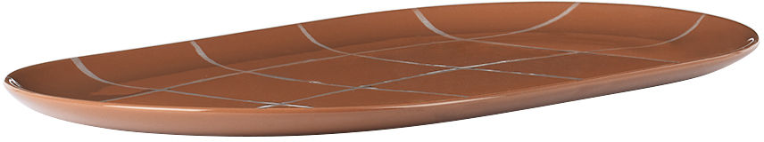 Kelly Wearstler Brown Serax Edition Zuma Serving Dish In Sienna