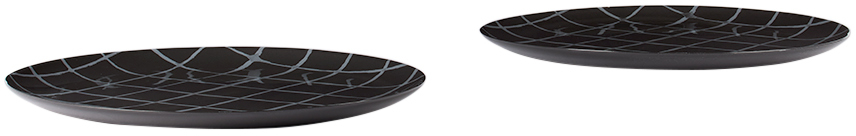Kelly Wearstler Black Serax Edition Zuma Charger Plate Set In Pacific