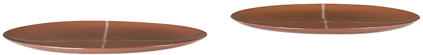 Kelly Wearstler Brown Serax Edition Zuma Medium Plate Set In Sienna