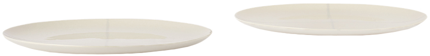 Kelly Wearstler Off-white Serax Edition Zuma Medium Plate Set In Salt