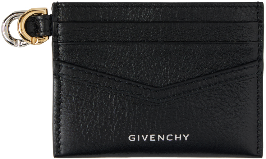 Givenchy: Black Voyou Card Holder | SSENSE