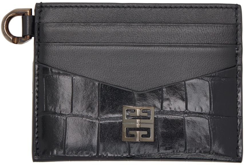 Givenchy Black 4g Card Holder In 001 Black