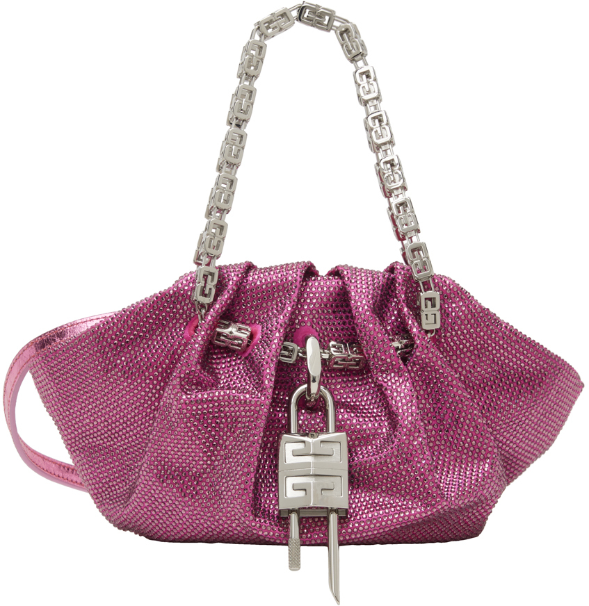 Givenchy Pink Mini Kenny Bag In 652 Neon Pink