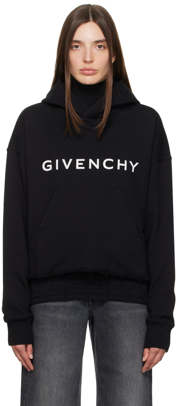 Givenchy: Black Archetype Hoodie | SSENSE