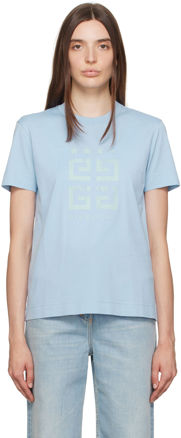 Blue 4G Stars T-Shirt