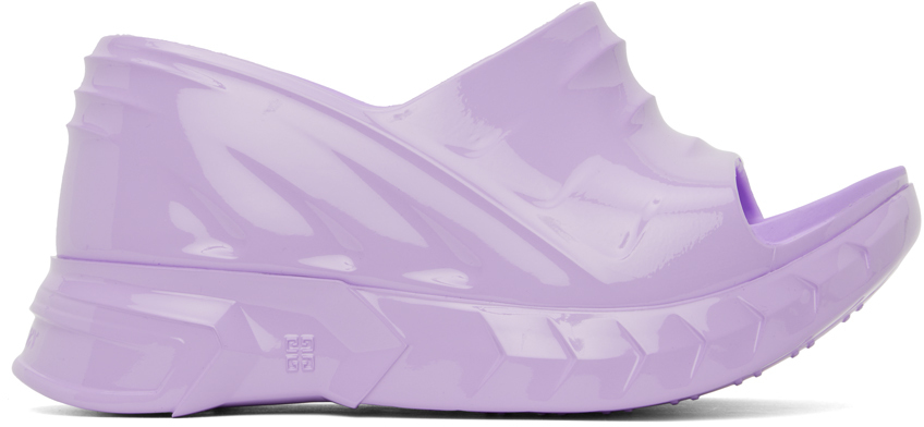GIVENCHY PURPLE MARSHMALLOW SANDALS