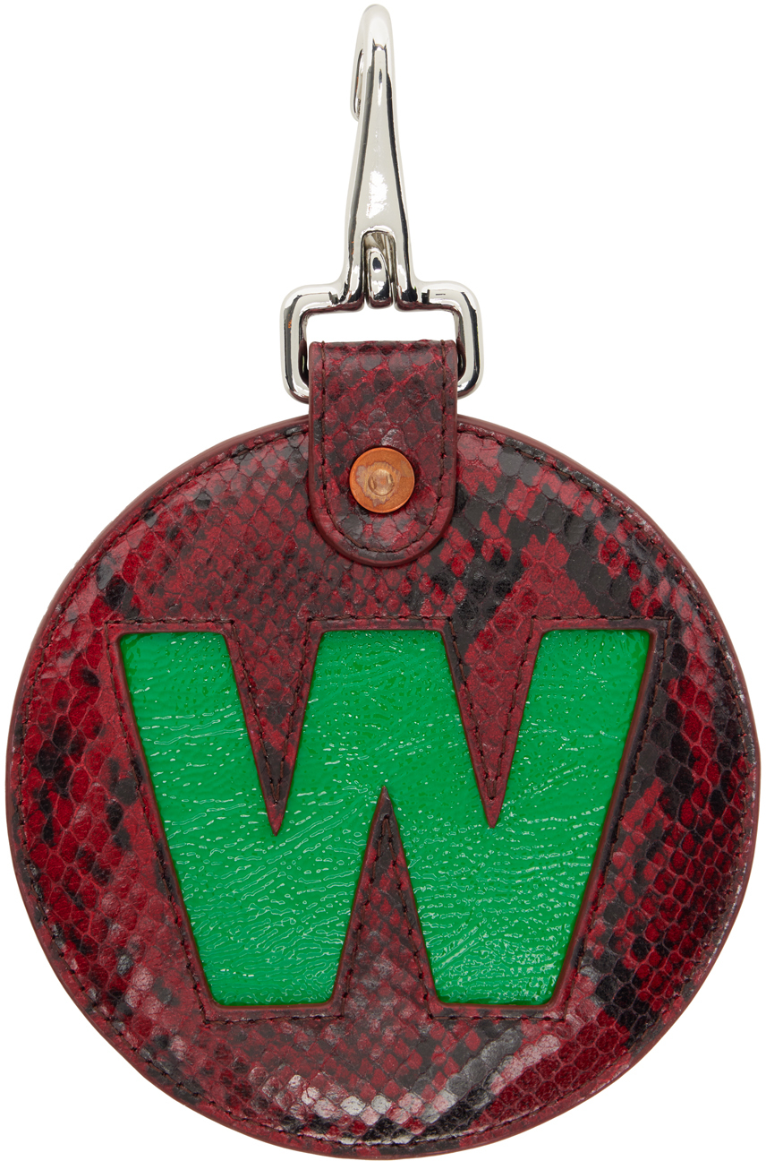 Red & Green Embossed Keychain