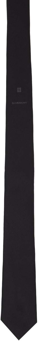 Givenchy Black 4g Tie In Black Tonal