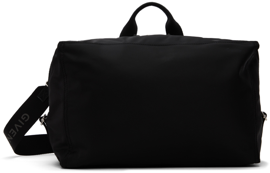 Shop Givenchy Black Medium Pandora Bag In 001-black
