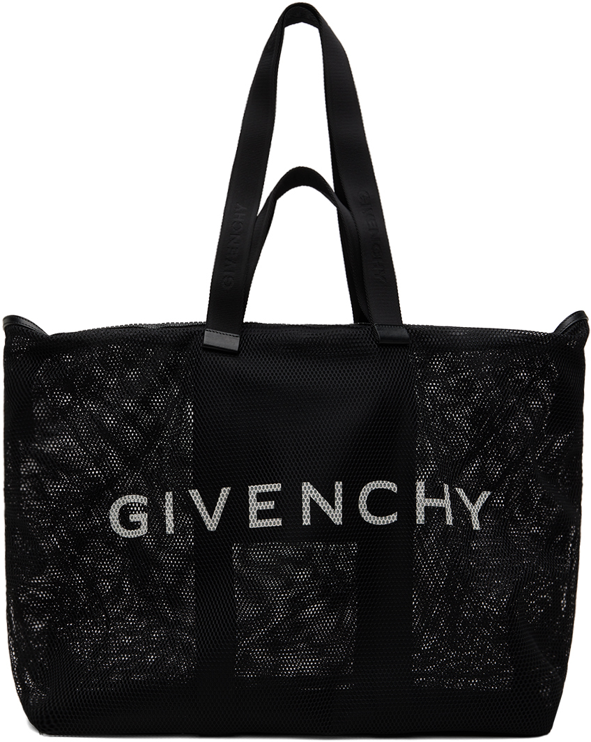 Givenchy Black Large G-shopper Tote In 001-black
