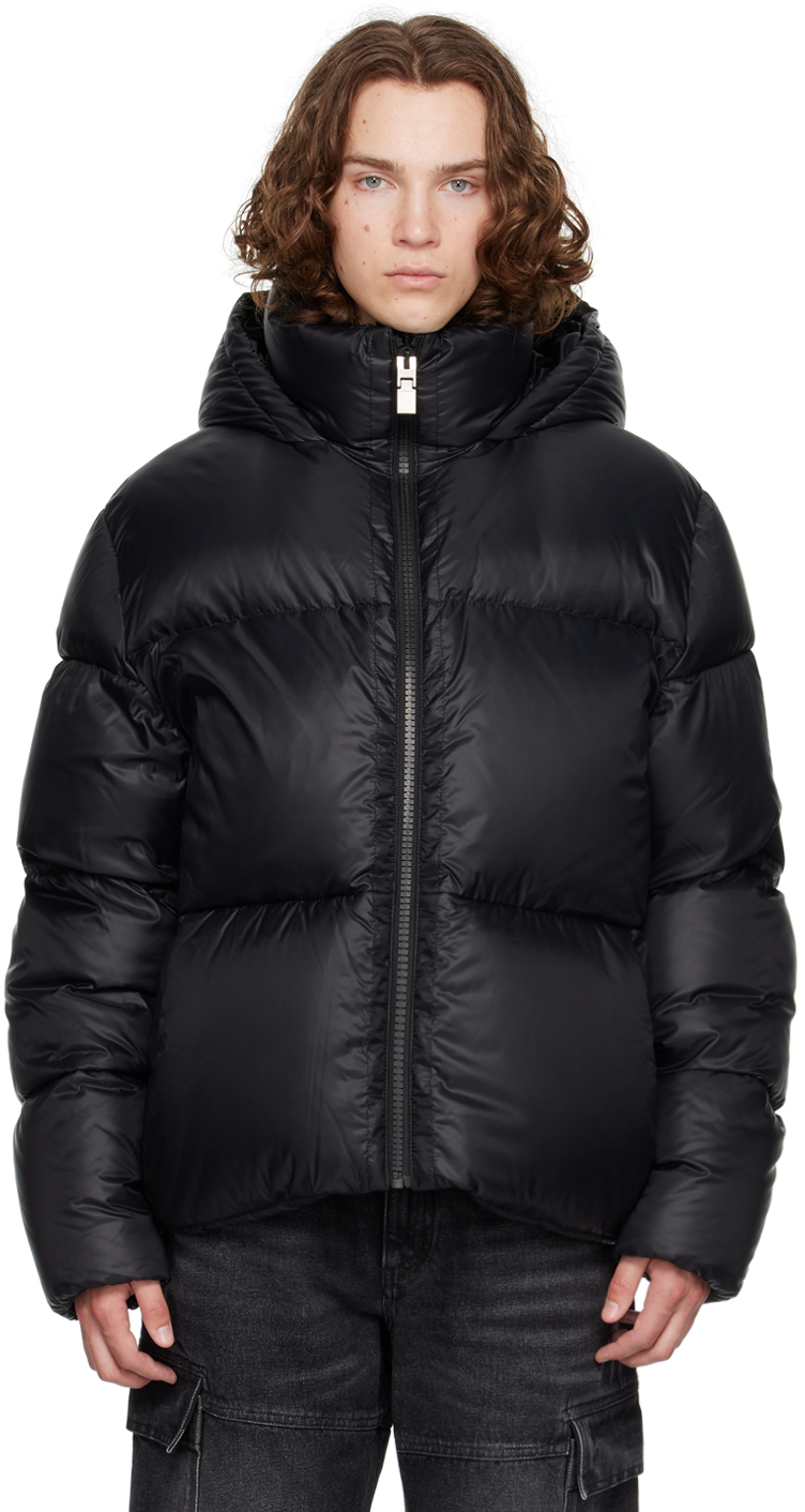 Givenchy: Black Quilted Puffer Jacket | SSENSE Canada
